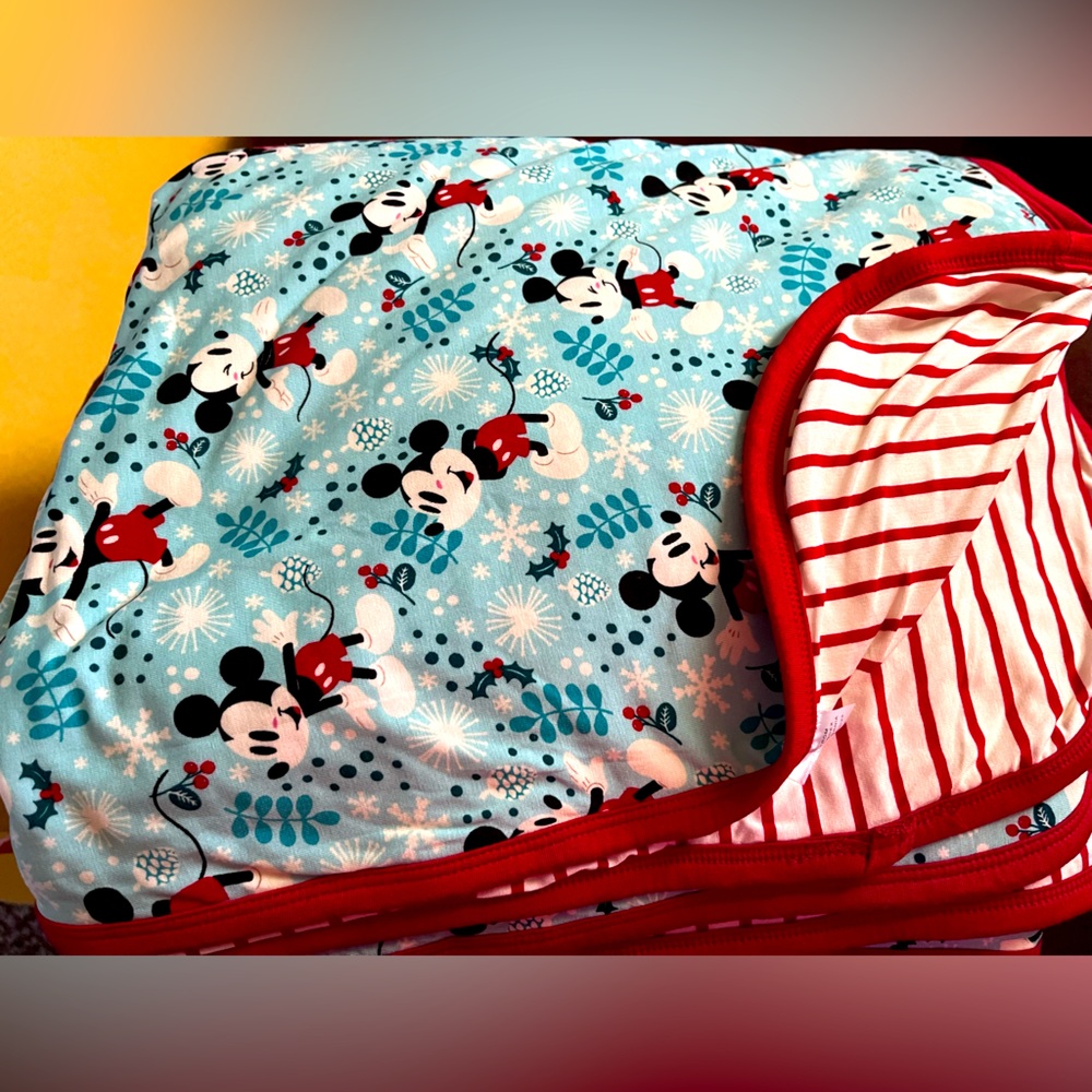 Little Sleepies Mickey Blanket